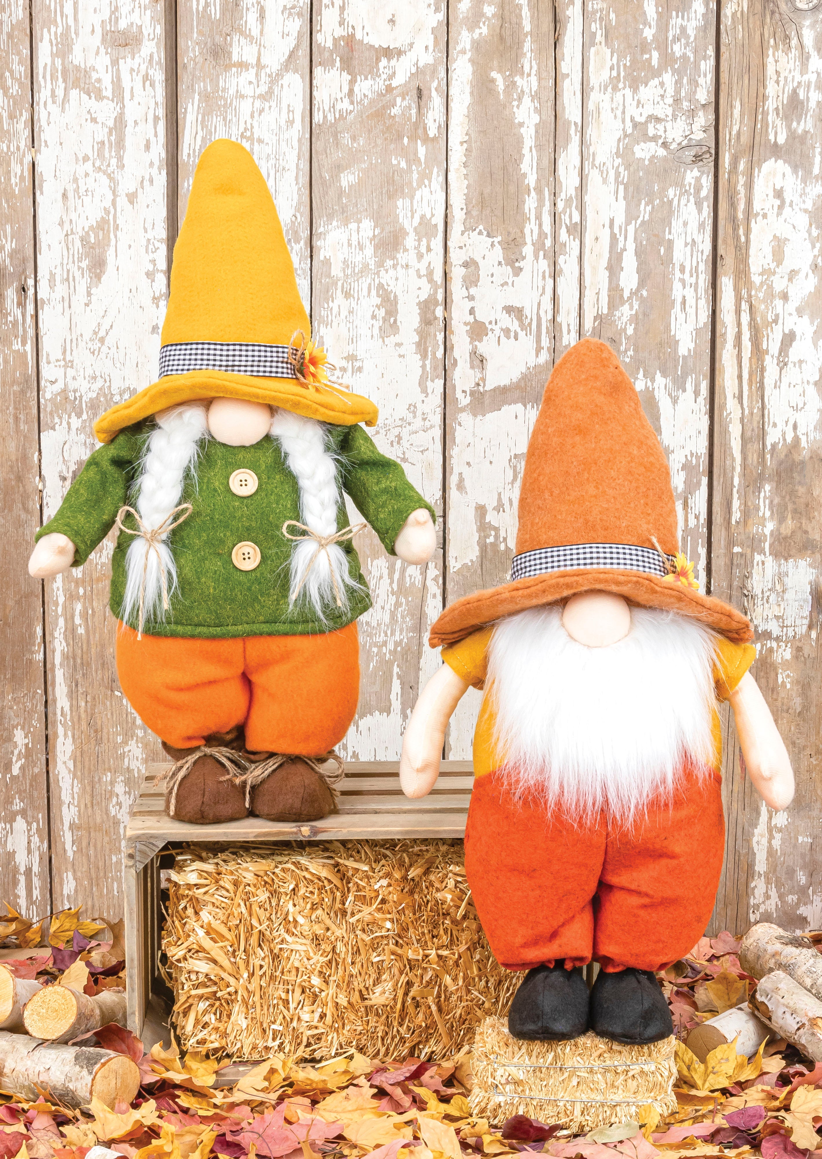 Fall Harvest Gnome Stander Set of 2