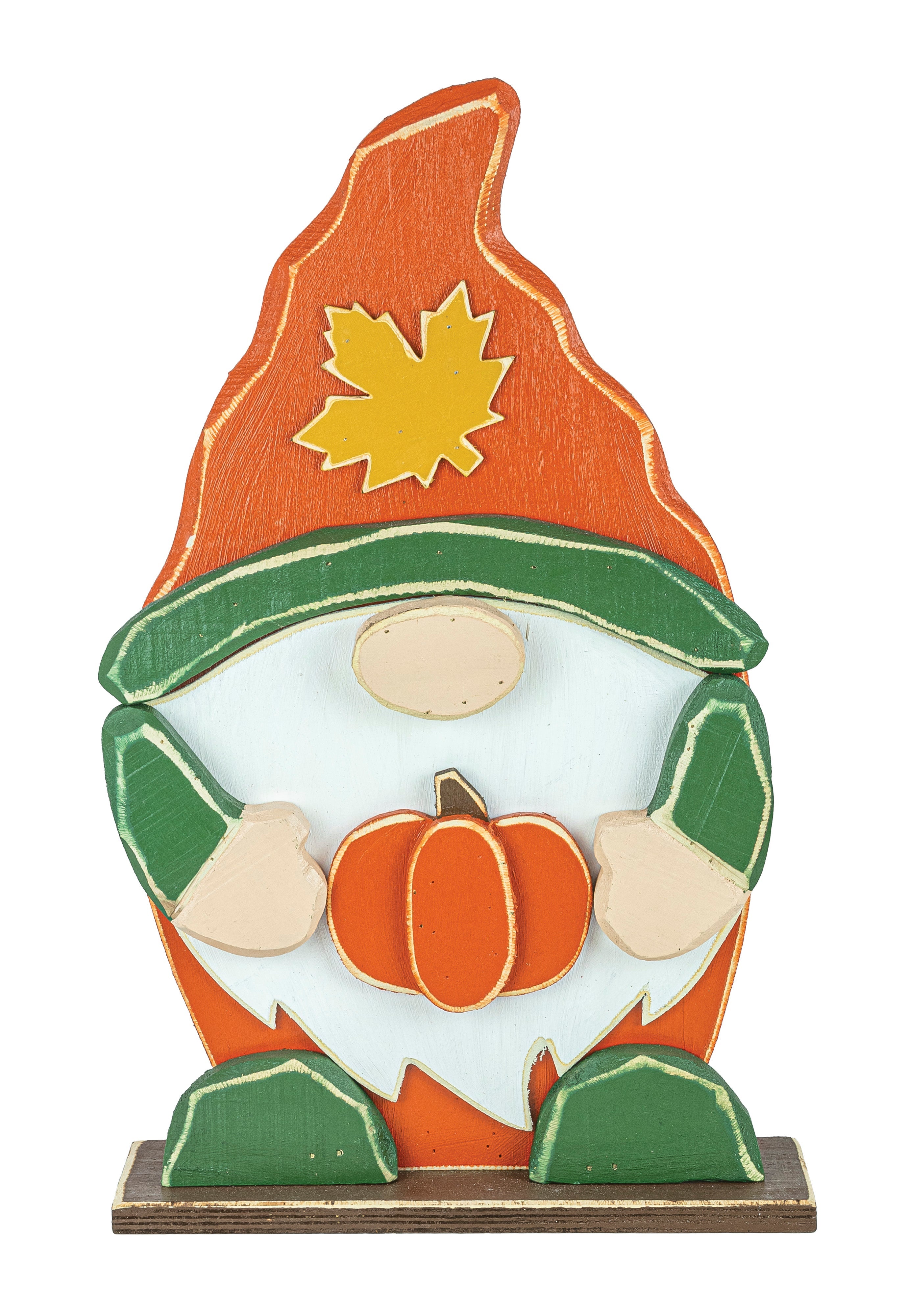 Maple Pumpkin Autumn Gnome Greeter