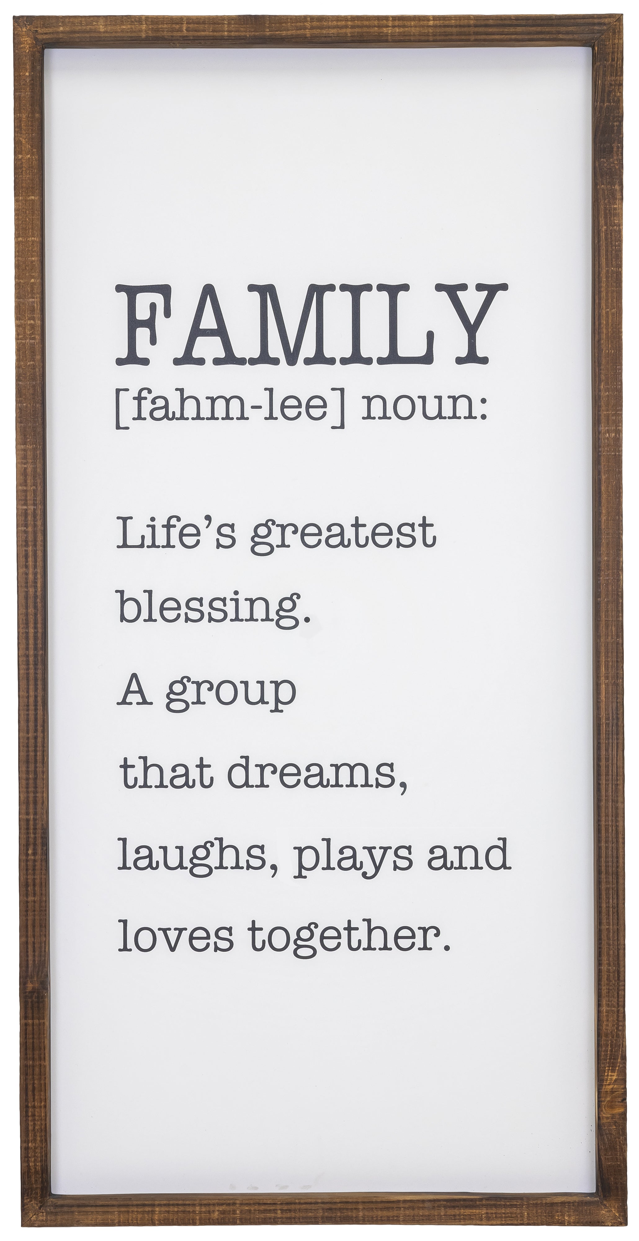 Family Is Life's Greatest Blessing Sign