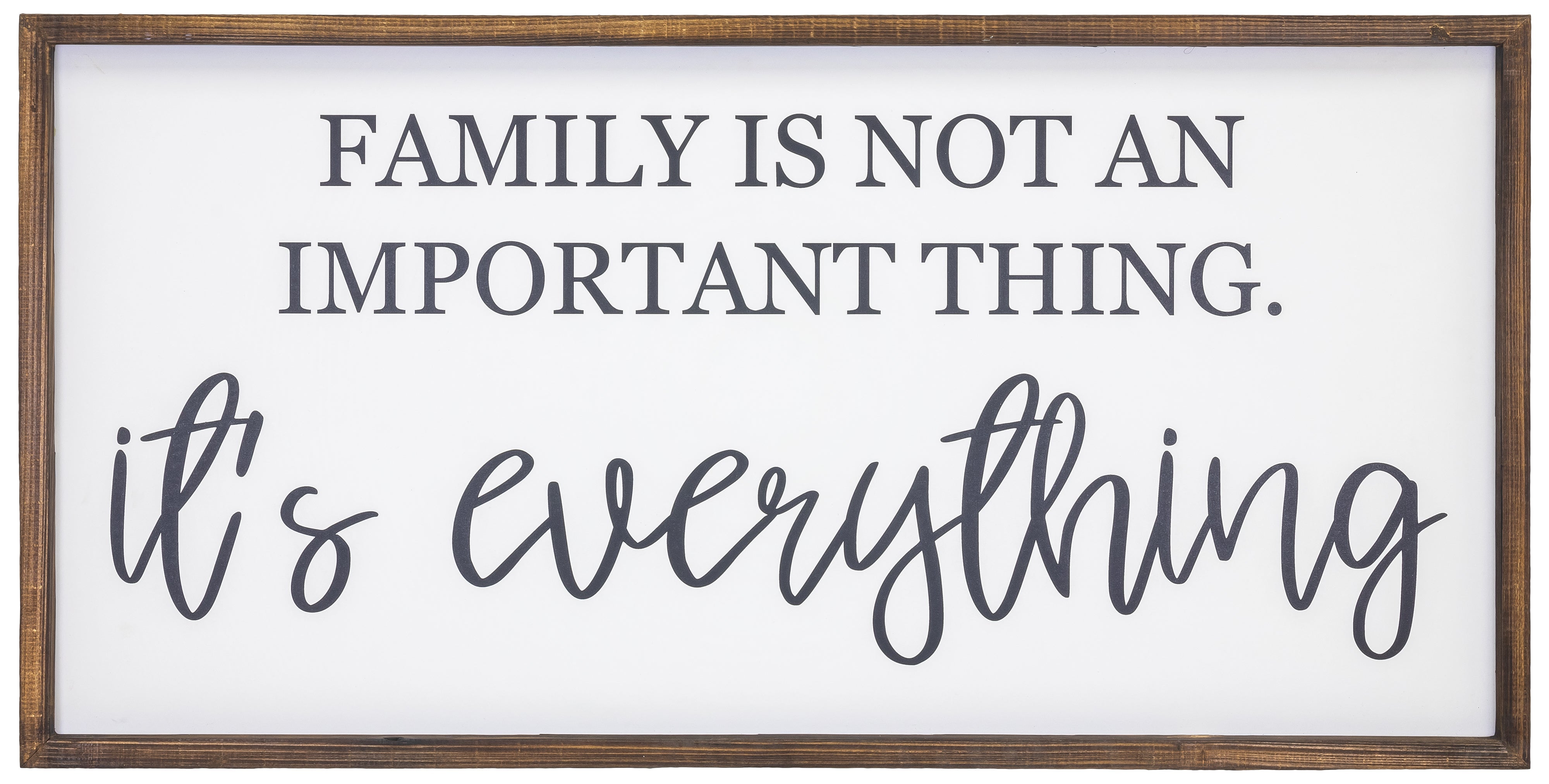 Family Is Everything Sign