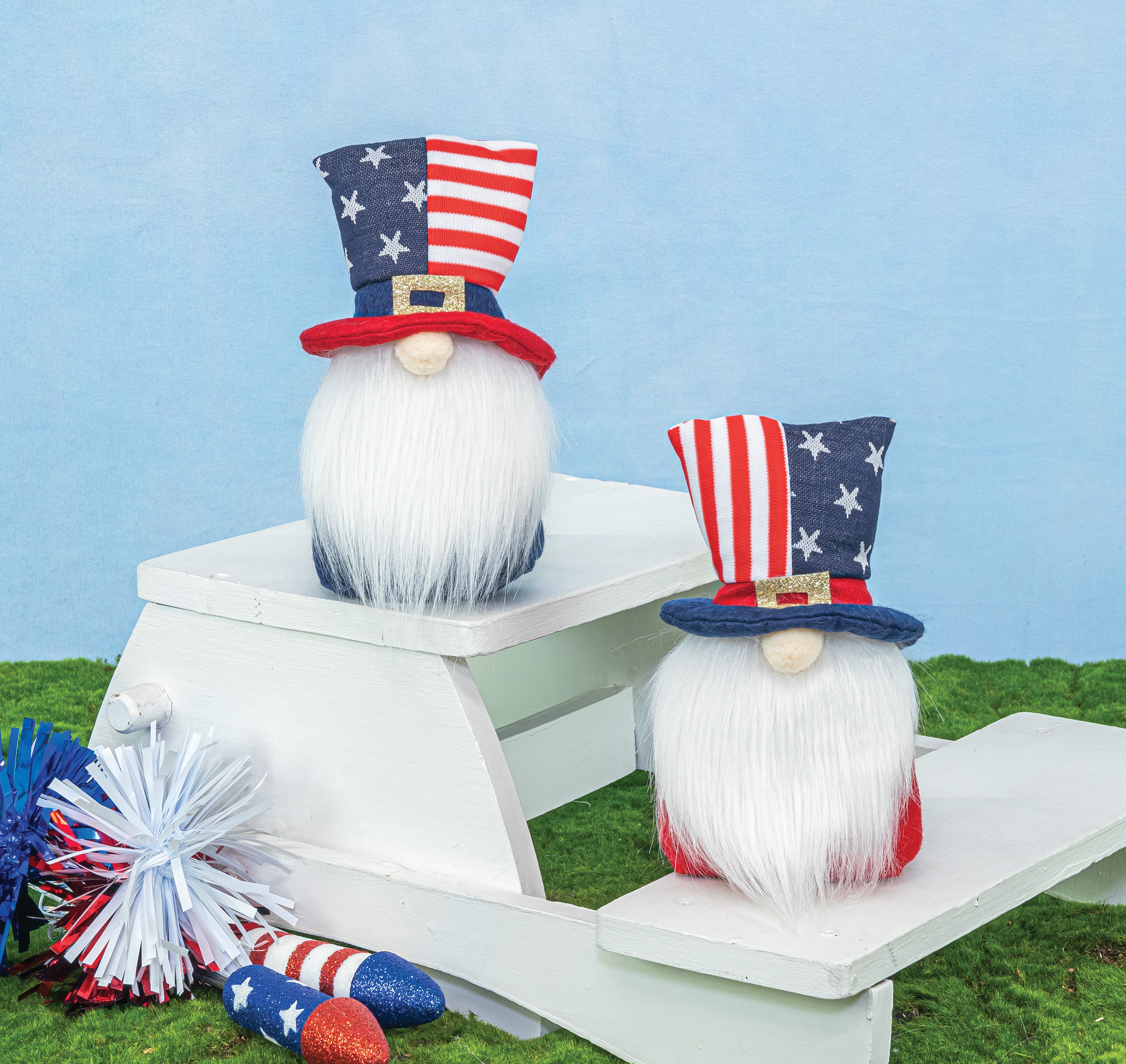 Old Glory Gnome Set of 2